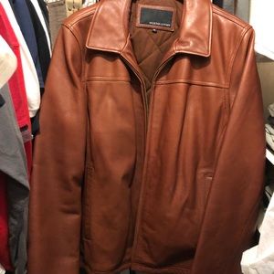 Men’s leather jacket - XL